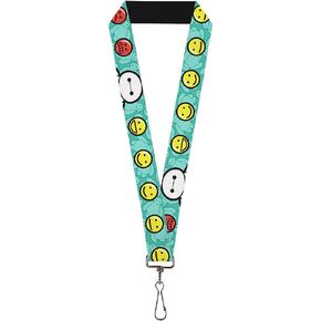 Buckle Down Lanyard-1.0 Mood Expressions/Baymax Scattered Tur