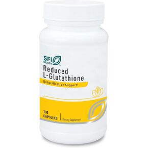Klaire Labs Reduced L-Glutathione 150 Milligrams - Hypoallergenic Detoxification & Antioxidant Support Plus Magnesium, Dairy & Gluten-Free (100 Capsules)