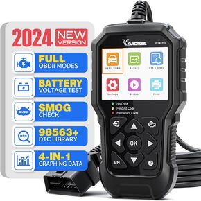 OBD2 Scanner Diagnostic Tool, VDIAGTOOL VD30 Pro Car Code Reader for Cars and Trucks, Check Engine Code Reader, OBD2 Scanner with Reset, Live Data, Freeze Frame, I/M Readiness for All OBDII Vehicles