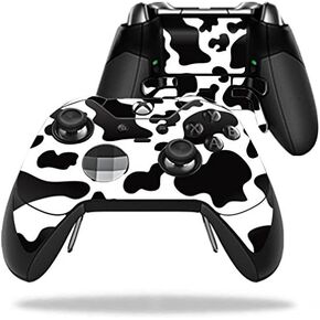 MightySkins Skin Compatible with Microsoft Xbox One Elite Controller - Cow Print | Protective, Durable, and Unique Vinyl Decal wrap Cover | Easy to Apply, Remove, and Change Styles | Made in The USA
