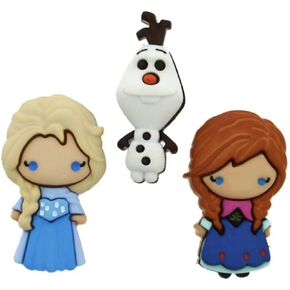 Dress It Up Disney Frozen Elsa Anna Olaf Button Embellishment