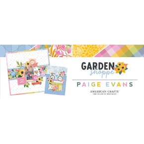AMERICAN CRAFTS Paper 12X12 PAD, Paige Evans Garden Shoppe