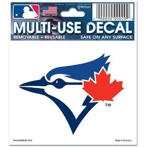 WinCraft MLB Toronto Blue Jays 84467012 Multi-Use Decal, 3" x 4"
