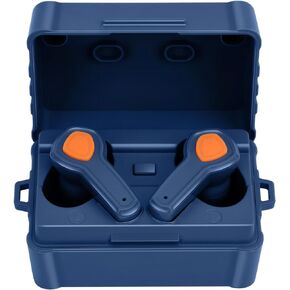 Active Hearing Protection Earplugs Electronic Shooter Earbuds Electric Amplification Ear Buds Plugs Rechargeable Kits with Charging Box for Men Women Shooting Hunting(Blue,24dB Noise Reduction)