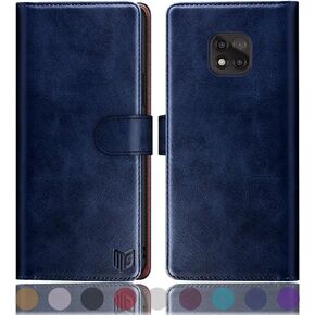 SUANPOT for Moto G Power 2021 with RFID Blocking Leather Wallet case Credit Card Holder,Flip Folio Book Phone case Shockproof Cover for Women Men for Motorola Moto G Power 2021 case Wallet Light Brown