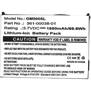 Replacement Battery for Garmin Zumo 660 Aera 510 Nuvi 500 Nuvi 550 Aera 500 Aera 550 Aera 560 Nuvi 510 Zumo 220 Zumo 600 Zumo 650 Zumo 660LM