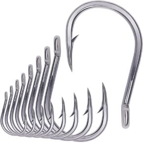 3X-Strong-Octopus-Hooks-Saltwater-Fishing-Circle-Hooks- Stainless Big Game Size 1-13/0
