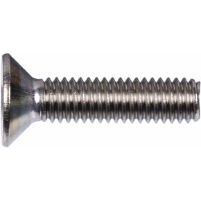 The Hillman Group 44544 M10-1.50 x 25 Metric Stainless Steel Flat Socket Cap Screw, 6-Pack