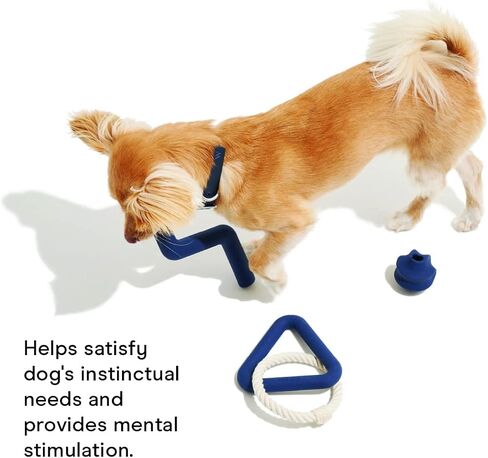 Wild One Dog Small Toy Kit for Average Chewers, Durable for Small Breeds, 100% Natural, Fetch, Tug, Chew Tan (Set of 3 Toys) in Saudi Arabia