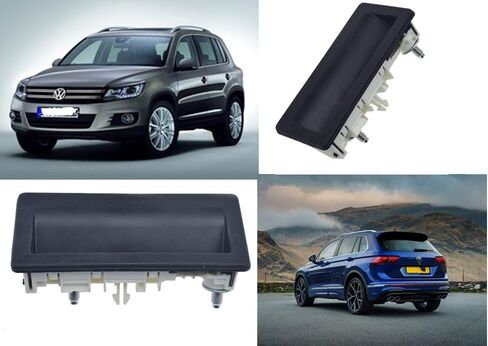 مفتاح الباب الخلفي متوافق مع Volkswagen Jetta 2010-2018 Tiguan 2009-2017 Touareg 2011-2016 Passat 2008-2010/2012-2019 مقبض تحرير 5N0827566-T زر ضغط الباب الخلفي للصندوق in Kuwait