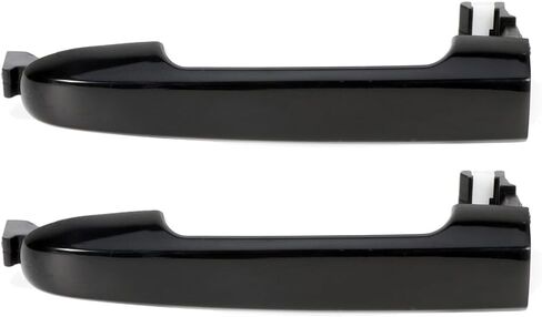 ECCPP Door Handles Exterior Outside Outer Driver Passenger Side for 2006-2010 for Hyundai Sonata Black(2pcs) in Saudi Arabia