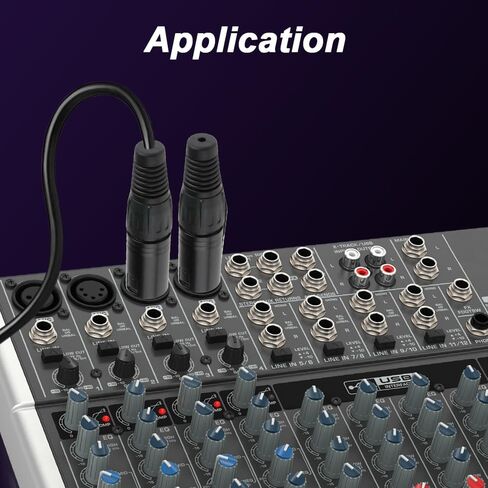 5 دبوس XLR أنثى المقابس موصلات و 5 دبوس XLR ذكر المقابس موصلات، 5 دبوس XLR ذكر أنثى التوصيل الصوت ميكروفون موصل الميكروفون لمكبر الصوت، الميكروفون، الكاميرا، مكبر للصوت (8 حزمة) in Saudi Arabia