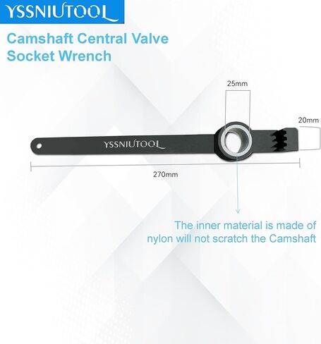 1pc Camshaft Central Valve Socket Wrench, Camshaft Rotating Wrench, Compatible with VW Audi EA888 1.8-2.0 TFSi Chain Driven Engines, OEM T10352 in Saudi Arabia
