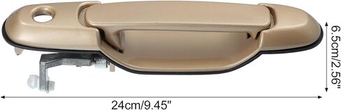 ACROPIX Front Left Driver Side Exterior Door Handle Fit for Toyota Sienna - Pack of 1 Khaki in Saudi Arabia