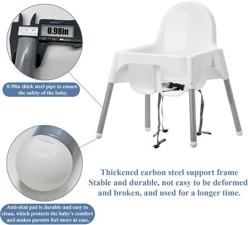 Short-legged Accessory for High Chair, High Chair Short Leg compatible for Ikea High Chair, High Chair Accessories in Saudi Arabia