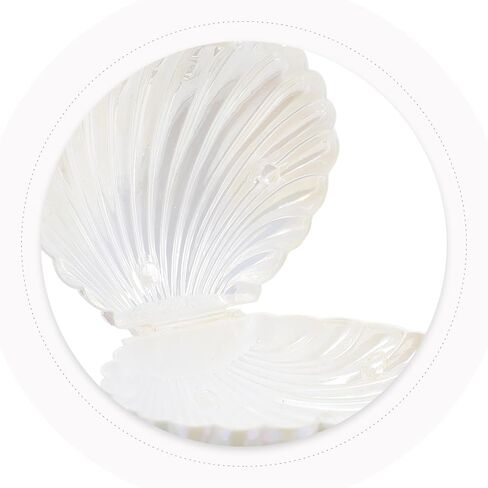 Gadpiparty 10Pcs Sea Shells Candy Boxes Sea Shell Shape Jewelry Display Box Chocolate Box Party Treat Boxes for Wedding Birthday Party Favors, Sky-blue in Saudi Arabia