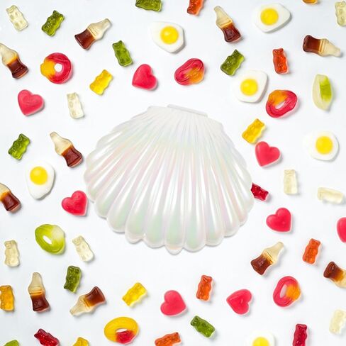 Gadpiparty 10Pcs Sea Shells Candy Boxes Sea Shell Shape Jewelry Display Box Chocolate Box Party Treat Boxes for Wedding Birthday Party Favors, Sky-blue in Saudi Arabia