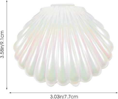 Gadpiparty 10Pcs Sea Shells Candy Boxes Sea Shell Shape Jewelry Display Box Chocolate Box Party Treat Boxes for Wedding Birthday Party Favors, Sky-blue in Saudi Arabia