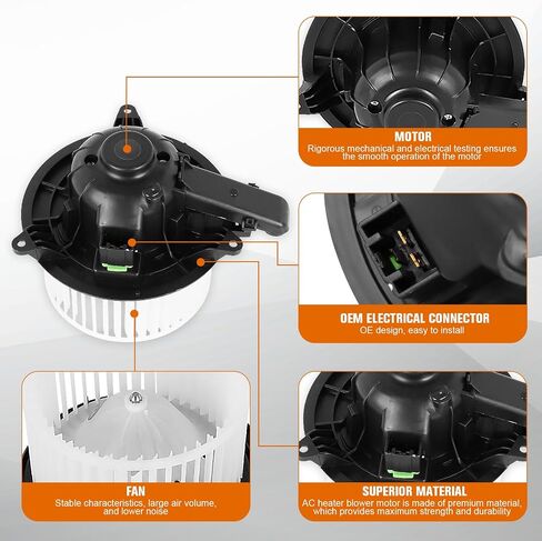 Heater Blower Motor Assembly Left-Hand Drive fit for The 2009-2014 Ford F-150,2009-2017 Expedition & Lincoln Navigator,Replaces 700237, AL1Z19805A in Saudi Arabia