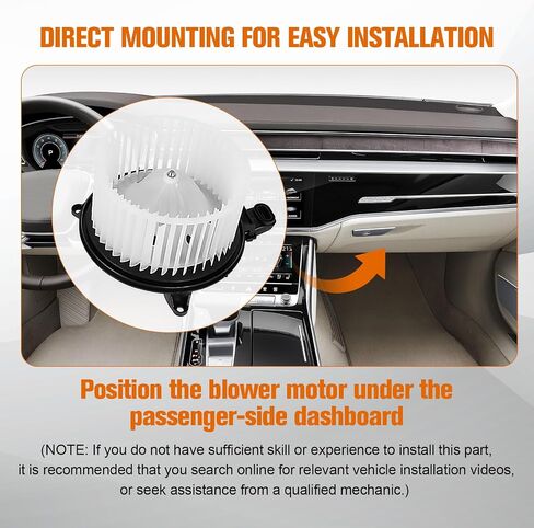 Heater Blower Motor Assembly Left-Hand Drive fit for The 2009-2014 Ford F-150,2009-2017 Expedition & Lincoln Navigator,Replaces 700237, AL1Z19805A in Saudi Arabia