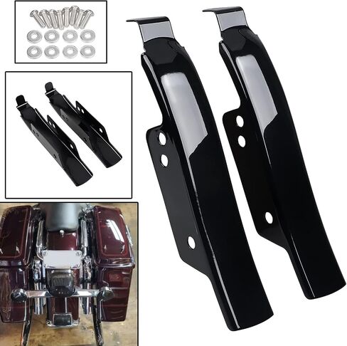 1 Pair Chrome Rear Fender Saddlebag Gap Filler Panels Strips for Harley Touring Road Glide Electra Glide Ultra Classic FLTR FLHRCI FLHRS 1993-2008 in Saudi Arabia