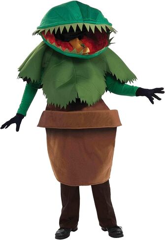 Unisex - Adult Venus Flytrap Costume, Green, One Size in Saudi Arabia