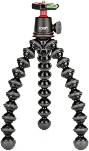 JOBY Skilled Vlogger Kit، مجموعة تسجيل الفيديو لكاميرا GorillaPod (حامل ثلاثي مرن GorillaPod 3K، ميكروفون Wavo PRO DS على الكاميرا، كابلات TRR)، طقم كاميرا Vlog، طقم Youtuber، طقم إنشاء محتوى الكاميرا in Kuwait