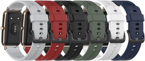 Watch Bands Compatible for MorePro HM08 Replacement Bands Colorful Silicone Wristband Adjustable Accessory Bands Strap for MorePro HM08 Fitness Tracker for Men Women Kids in Saudi Arabia