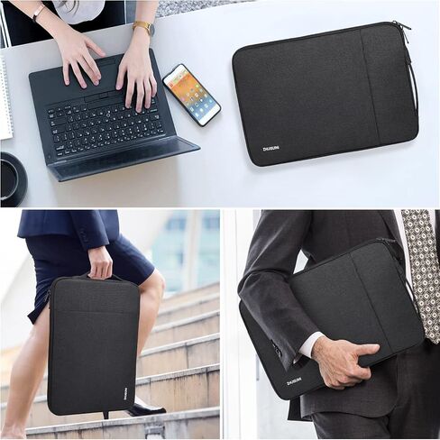 Laptop Sleeve Case 13 13.3 14 inch,Compatible with MacBook Pro 14 inch 2023-2021 A2779 M2 A2442 M1/HP/Lenovo/Dell/ASUS/Acer Chromebook 14,Black in Saudi Arabia