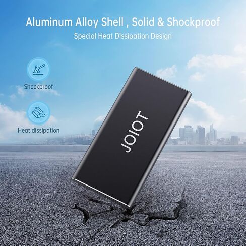 محرك أقراص SSD خارجي محمول سعة 1 تيرابايت محرك أقراص فلاش سريع السرعة SSD يصل إلى 500 ميجابايت/ثانية للقراءة من النوع C USB 3.1 للألعاب Windows Mac OS PC Mackbook PS4 Xbox one (أسود) in Saudi Arabia