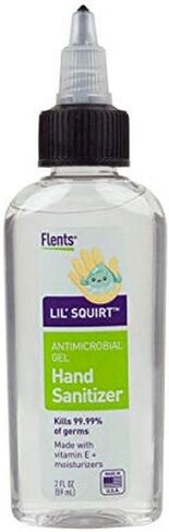 جل معقم لليدين ليل سكويرت من فلينتس مصنوع من فيتامين E + مرطبات، مضاد للبكتيريا، 2 أونصة سائلة in Kuwait