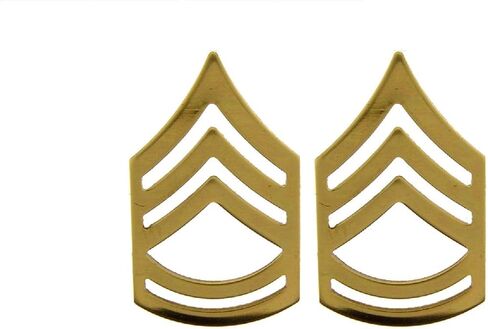 United States Army Insignia of Rank Gold Tone 7/8-1.5" Lapel Pin in Saudi Arabia