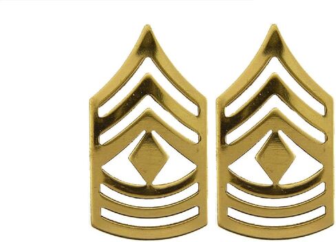 United States Army Insignia of Rank Gold Tone 7/8-1.5" Lapel Pin in Saudi Arabia