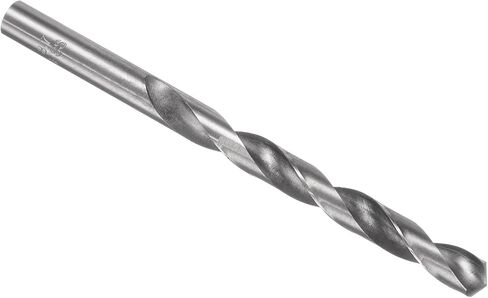 Twist Drill Bits, 0.34" Dia 4.9" Length, High Speed Steel Gray Straight Shank Drilling Bit - (Applications: for Steel Drilling) in Saudi Arabia
