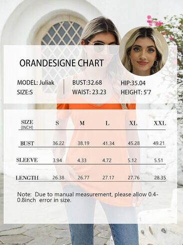 ORANDESIGNE Women's 3/4 Sleeves V Neck Shirts Summer Cold Shoulder Tops Casual Ladies Basic Blouses in Saudi Arabia