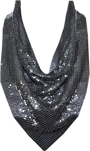 Adjustable Choker Liquid Metal Mesh Statement Necklace for Women in 3 Colors in Saudi Arabia