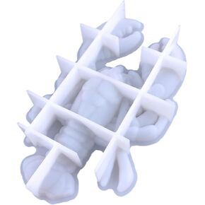 SEWACC Lobster Pendant Mold Soap Silicone Molds De para Gelatinas Silicone Candle Mold Lobster Fondant DIY Animal Resin Lobster Molds Lobster Wall Decor Mold DIY Accessory