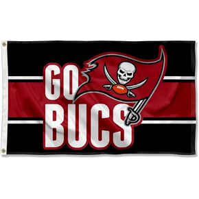 Tampa Bay Buccaneers Go Bucs 3x5 Outdoor Flag