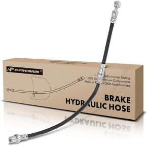 A-Premium Front Driver Side Brake Hydraulic Hose Compatible with Select Subaru Models - Impreza 1993-2001, Legacy 1990-1998 - Replace# 26531AA010