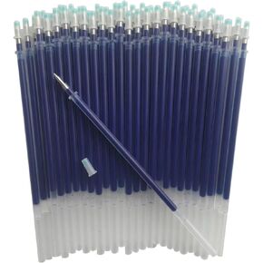 Gel Pen Refills 0.5 mm,50 Pack Ink Pen Refills Blue,0.5 mm Blue Ink Refills for Pens,Refill Size130mm/5.1 inche,Send 1 Extra Pens,Smooth Writing.