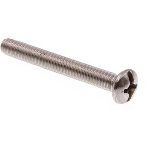 Prime-Line 9009594 Machine Screw, Pan Head, Slotted/Phillips Combo, 1/4 in-20 X 2 in, Grade 18-8 Stainless Steel, Pack of 50