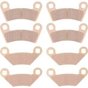 Front & Rear Sintered Brake Pads Set for Polaris Scrambler 1000 XP/Sportsman 1000 XP S 2015 2016 2017 2018 2019 2020 2021, 4 sets Front and Rear Brake Pads