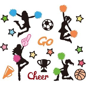 GLOBLELAND Cheerleading Cutting Dies for Card Making Sport Metal Die Cuts Cutting Dies Template DIY Scrapbooking Embossing Paper Album Craft Decor