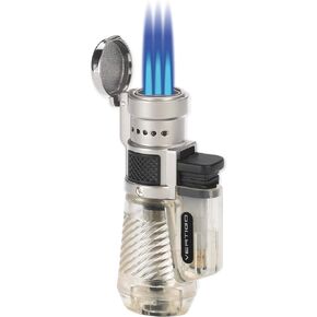 Vertigo by Lotus Cyclone Triple Torch Cigar Lighter Clear 1 Pack