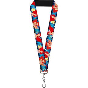 Buckle Down Lanyard-1.0-The Little Mermaid Under The Sea Scenes