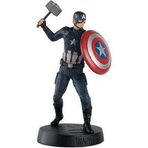 Eaglemoss Collections Marvel - Captain America Figurine (Avengers: Endgame) Box Display Edition - Marvel Movie Collection