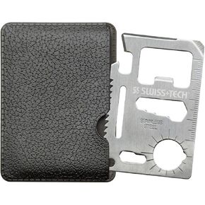 SWISS+TECH ST33309 15-in-1 Credit Card Survival Multi-Tool for Wallet, Keychain, Pocket (Single Pack) in Kuwait