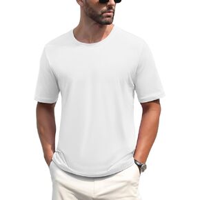 EKLENTSON Men's Cotton T-Shirt Breathable Soft Short Sleeve Tee Casual Crew Neck T Shirts Summer Tops