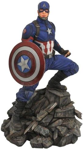 DIAMOND SELECT TOYS Marvel Premier Collection: Avengers Endgame Captain America Statue,Multicolor in Saudi Arabia