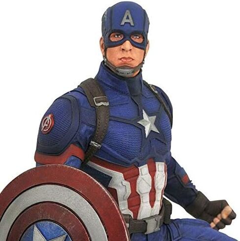 DIAMOND SELECT TOYS Marvel Premier Collection: Avengers Endgame Captain America Statue,Multicolor in Saudi Arabia